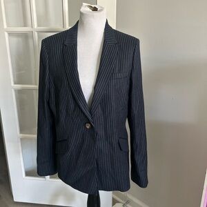BodenNavy Pinstripe Blazer
